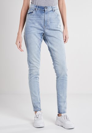 Skinny-Farkut - authentic blue wash
