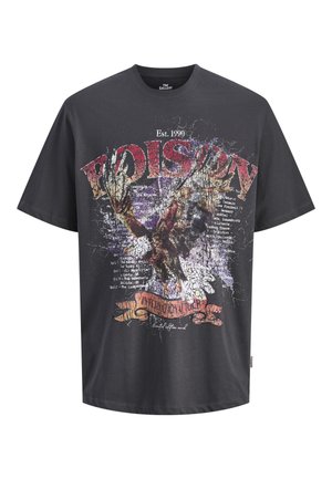 Jack & Jones, JORBAND - T-Shirt print - asphalt