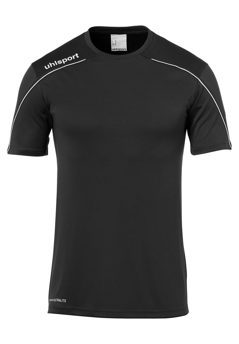 uhlsport STREAM  - T-shirt print - schwarz weiß