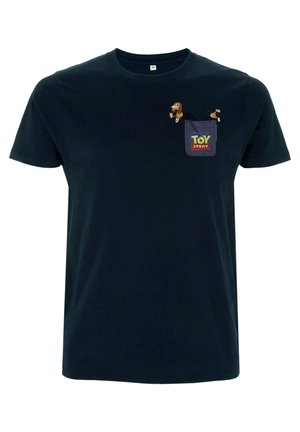 TOY STORY SLINKY DOG FAUX POCKET - T-shirt print - navy blue