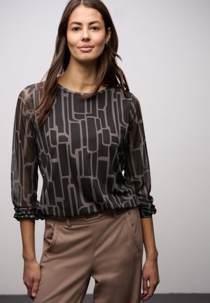 GEMUSTERTES  - Langærmet T-shirt - braun