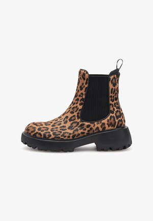 Woden AYA LEO - Plateaustiefelette - leopard