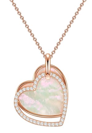 Necklace - rose gold-coloured