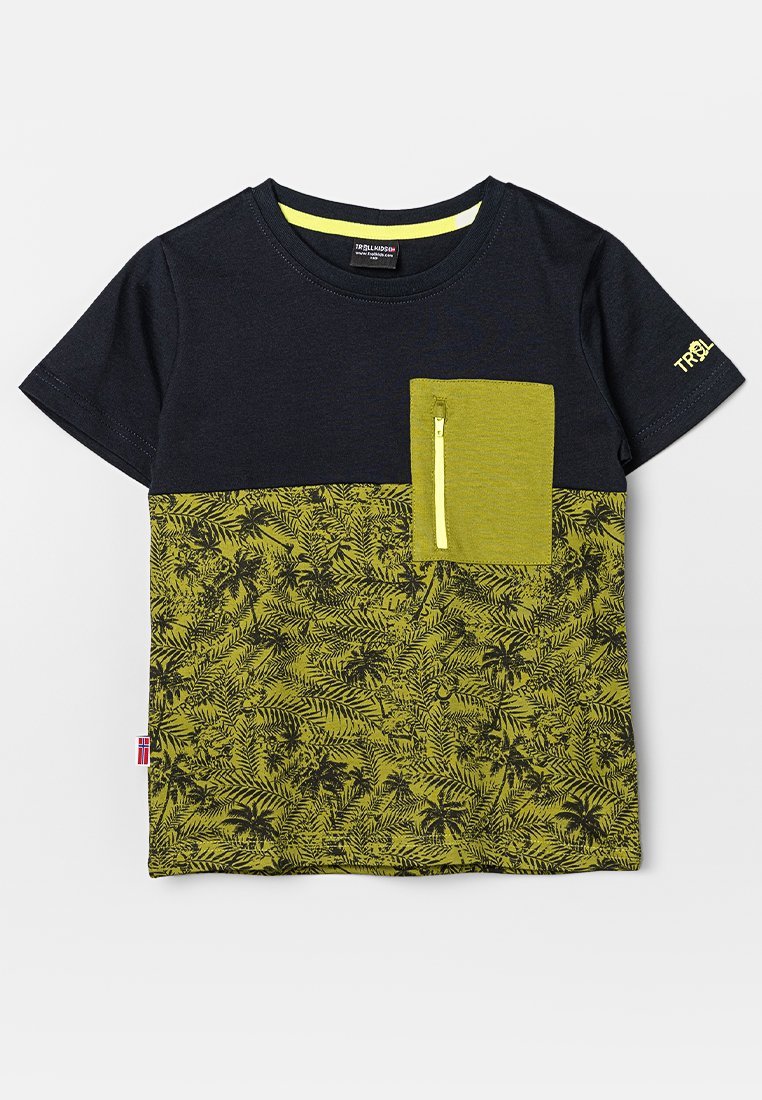 Trollkids T-shirt print olijfgroen