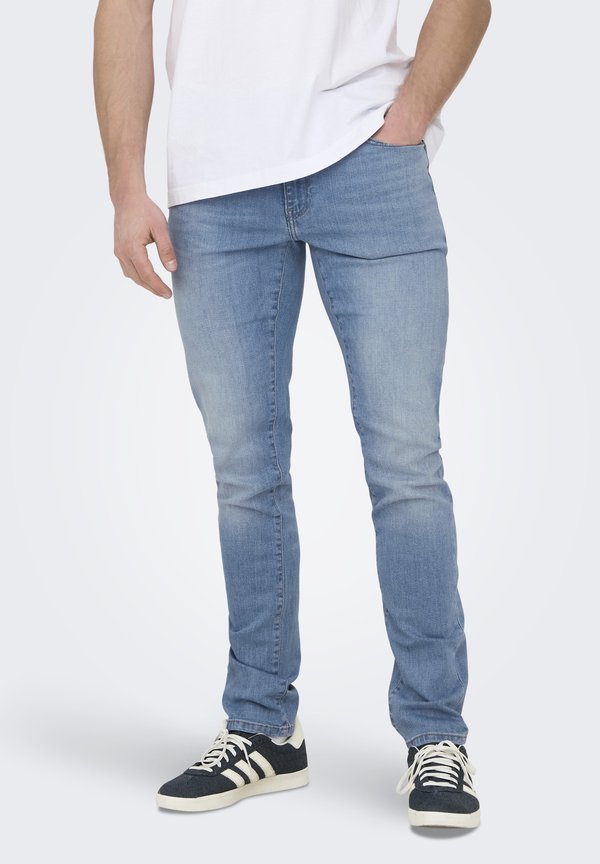 Slim fit jeans - hellblau