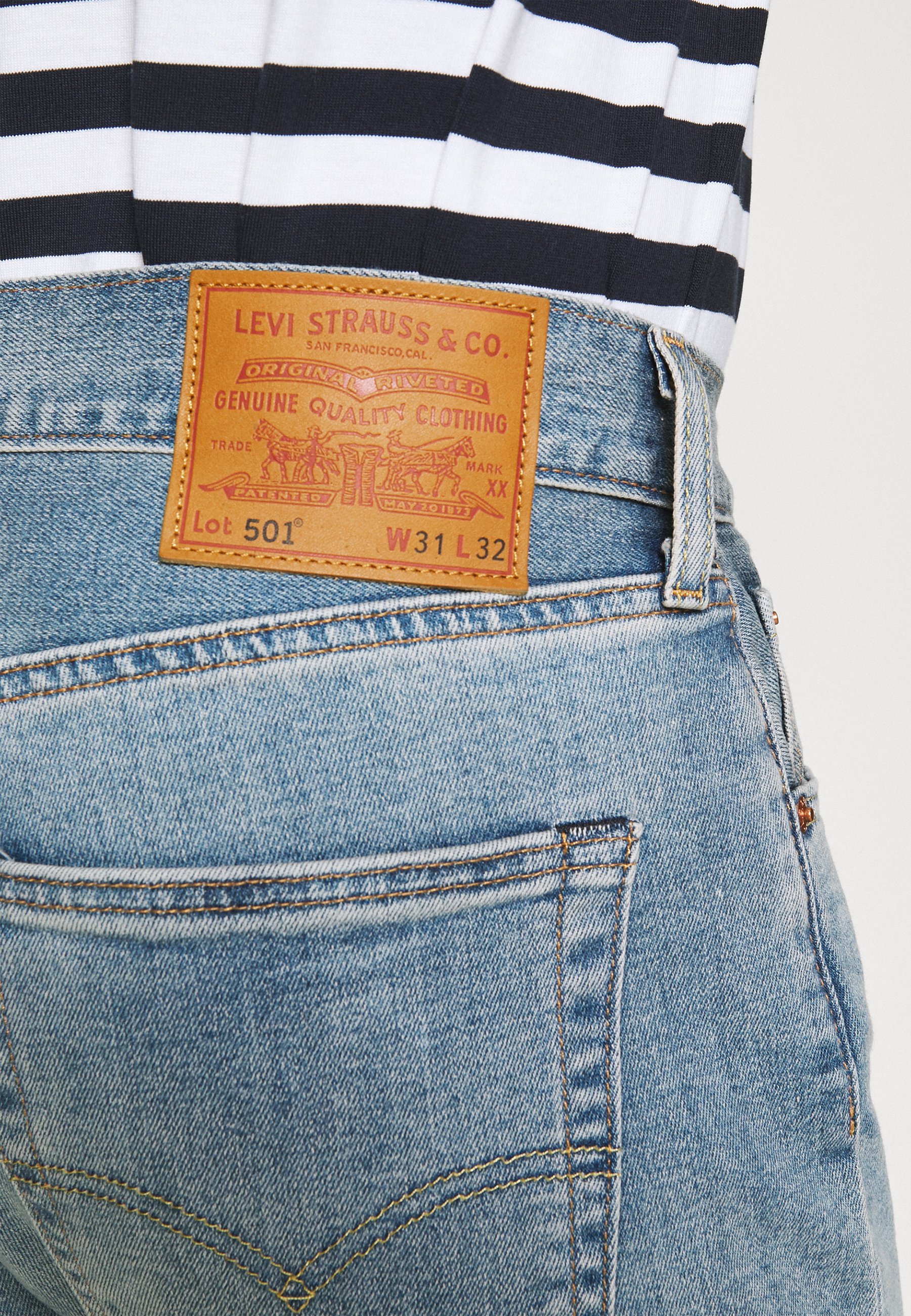 med indigo worn in/blue denim 