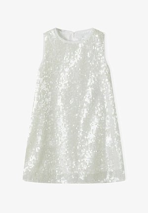 SPARKLE SEQUIN SLEEVELESS - Kokteiļkleita/ballīšu kleita - white