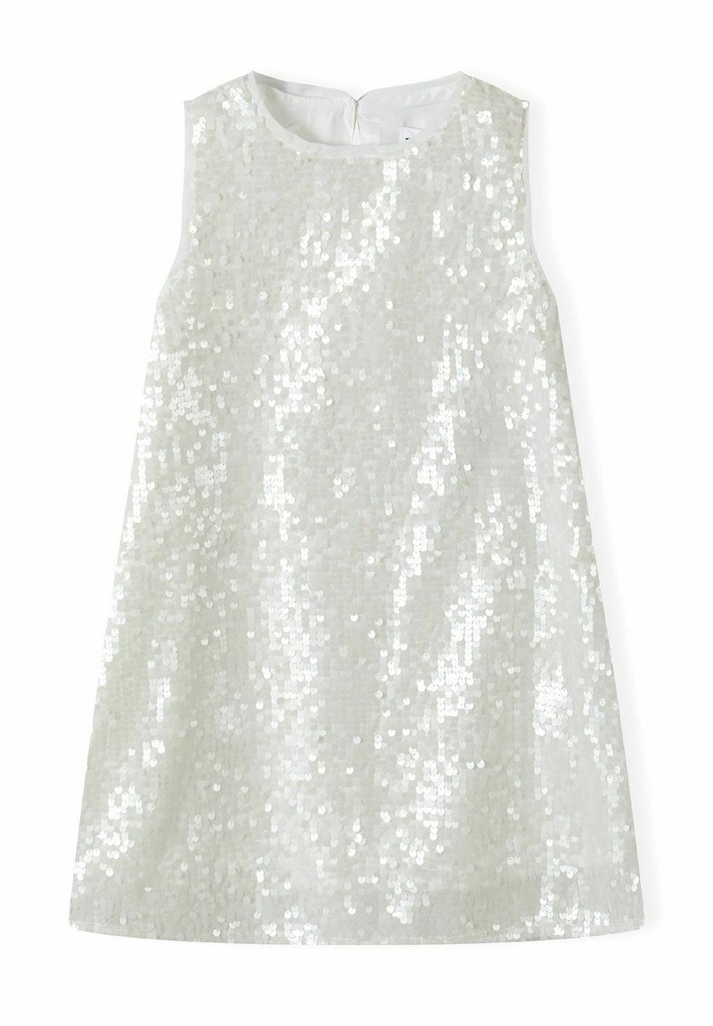 MINOTI - SPARKLE SEQUIN SLEEVELESS - Koktajl obleka/za zabavo - white, Povečajte