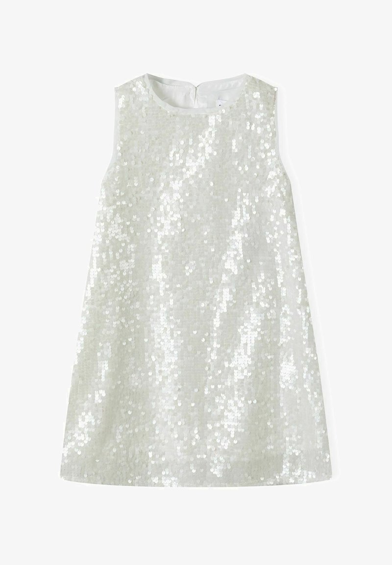 MINOTI SPARKLE SEQUIN SLEEVELESS - Robe de soirée - white