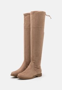 Anna Field Wide Fit Botas acima do joelho - beige
