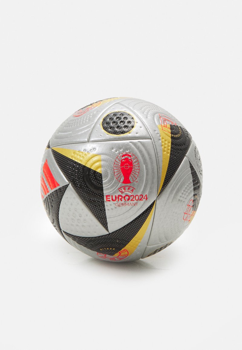 adidas Performance EURO24 PRO F - Fußball - silver/gold/black/solar red ...