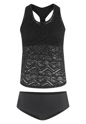 TANKINI  SET TRENDY  - Bikini - schwarz