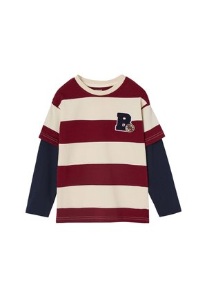 Vertbaudet, Long sleeved top - rot gestreift