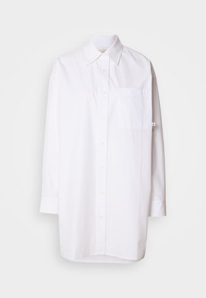 Calvin Klein Jeans OVERSIZED MINI SHIRTDRESS - Srajčna obleka - brilliant white