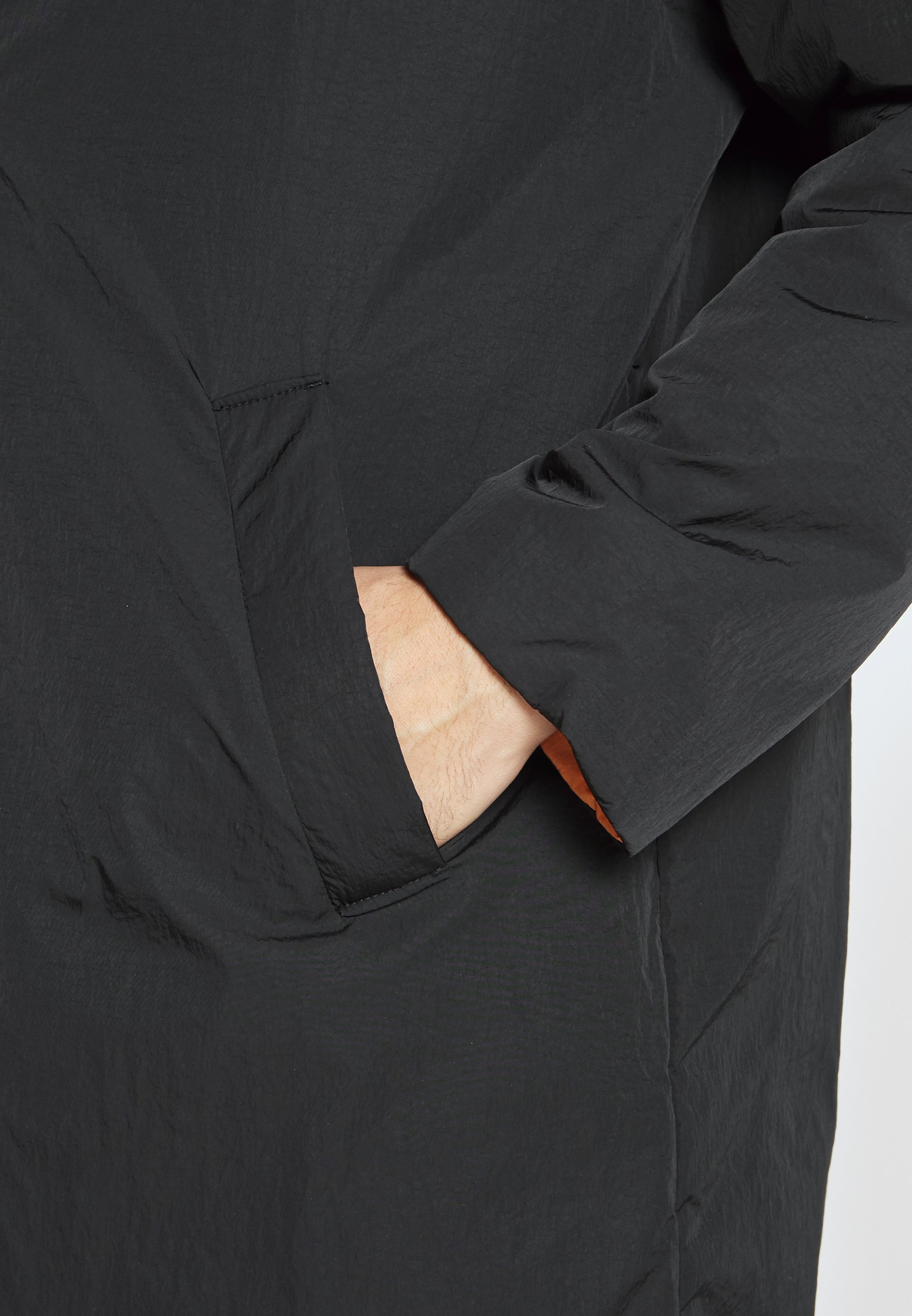 Weekday MARTY REVERSIBLE JACKET Halflange jas black Weekday MARTY REVERSIBLE JACKET Halflange jas black