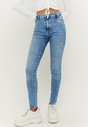 HIGH WAIST SKINNY JEANS - Jeans Skinny Fit - blue