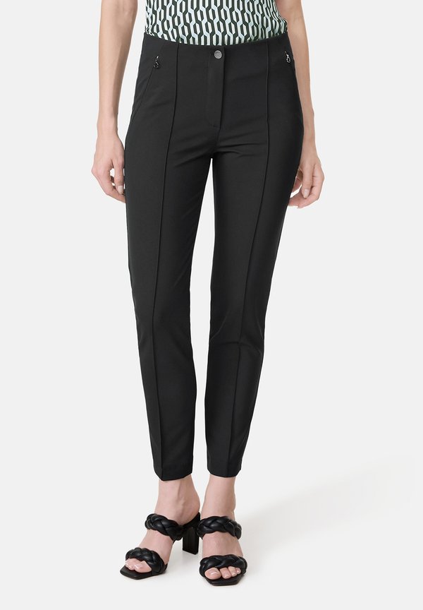 VERKÜRZT STRETCH - Stoffhose - schwarz