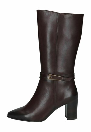 Caprice, STIEFELETTE - Lage laarzen - dk brown nappa
