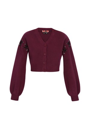 myMo ROCKS, Strickjacke - burgundy