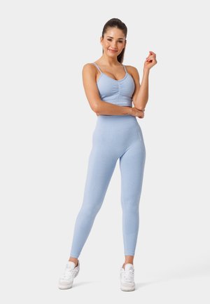 ALLURE SEAMLESS - Tamprės – kelnės - light blue
