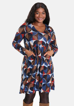 Gebreide jurk - multicolor
