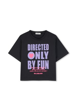 Billieblush, TEE-SHIRT MANCHES COURTES - T-shirt imprimé - dark grey