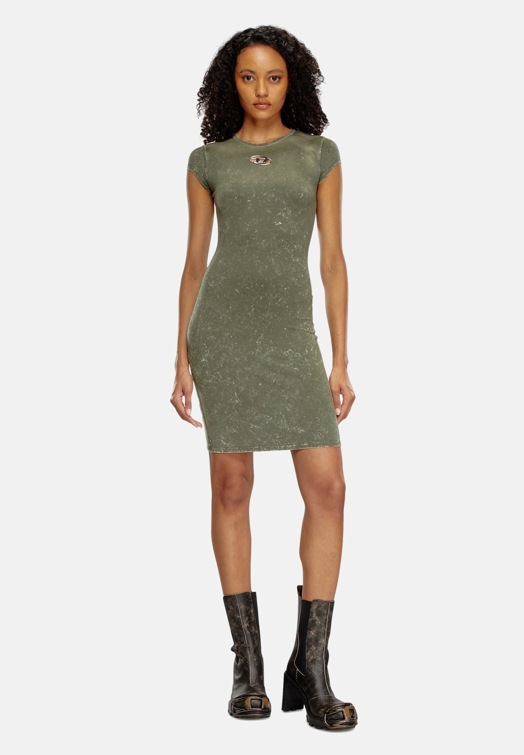 Diesel Jersey dress - olive green/olive - Zalando.co.uk Diesel Jersey dress - olive green/olive - Zalando.co.uk