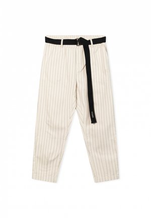 10DAYS BELTED PINSTRIPE - Broek - light natural