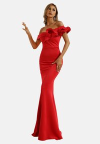 Moda Minx ABEND ALAIA OFF SHOULDER - Iltapuku - red