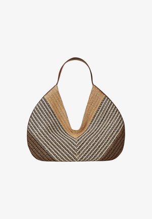 TWINSET, HOBO EFFETTO PAGLIA BICOLORE - Borsa a mano - multicolor straw