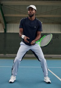 Lacoste Sport TAPE - T-shirt med print - bleu marine