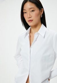 Koton BUTTONED - Camicia - dark blue/blu scuro