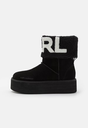 KARL LAGERFELD THERMO LOGO - Bottes de neige - black