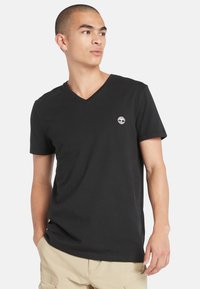 Timberland DUN-RIV V NECK - T-shirt basic - black
