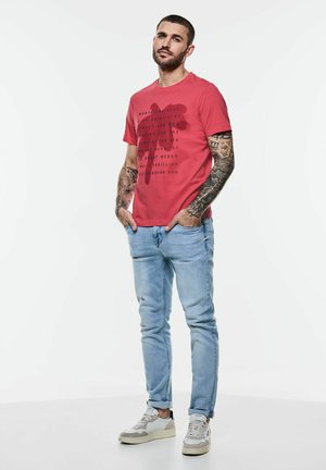 Street One MEN Print T-shirt - rot