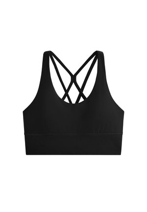 OYSHO STRAPPY BACK - Športni modrček z rahlo podporo - black