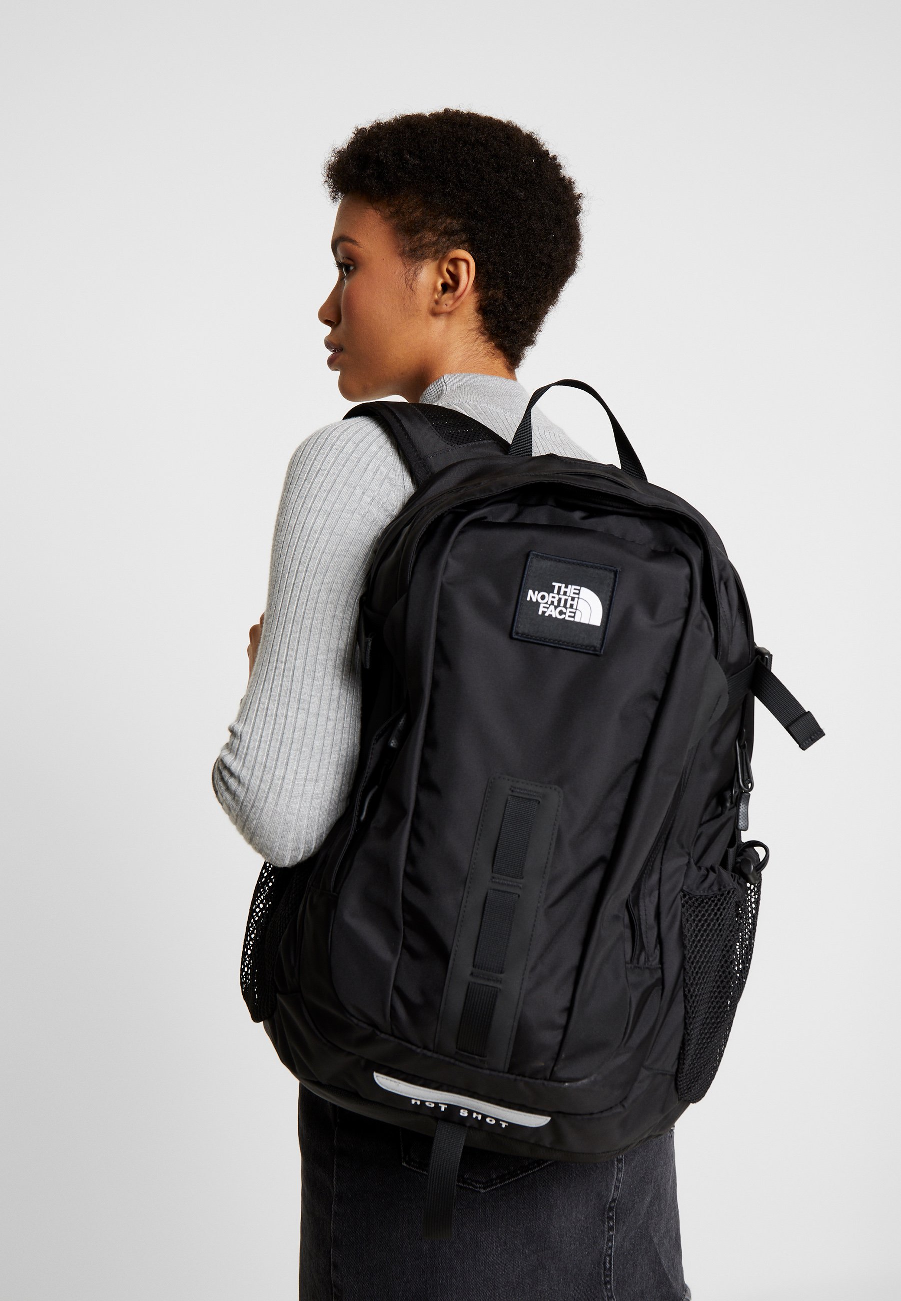 The North Face Hot Shot Sac A Dos Black Noir Zalando Fr