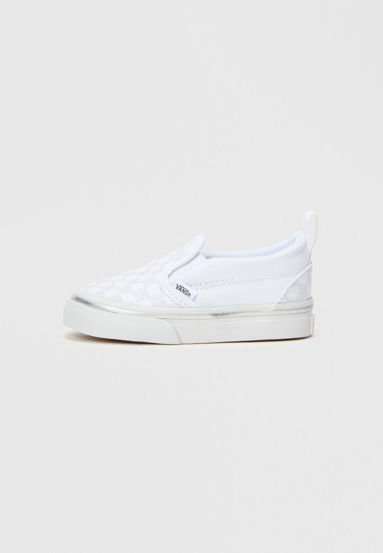 Vans SLIP ON UNISEX - Trainers - silver-coloured/true white