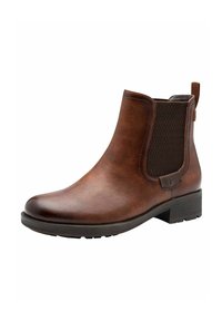 Tamaris CHELSEA - Boots à talons - cognac