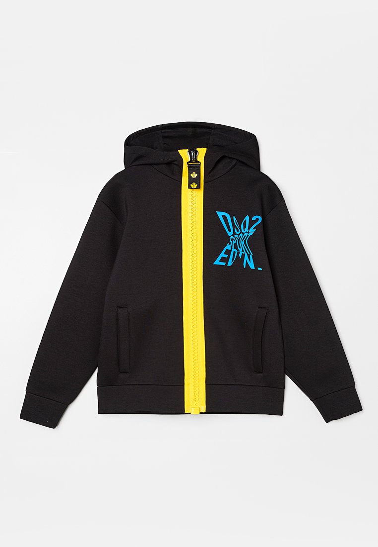 Dsquared2 Sweater met rits zwart