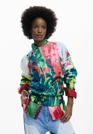 ARTY PRINTED  - Pullover - green