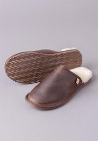 Lakeland Leather Slippers - brown