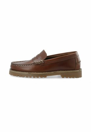 LENA LOAFER PULL UP - Čevlji brez vezalk - cognac