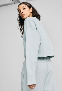 Puma DARE TO GYM RELAXED WASHED CREW - Sudadera - frosted dew