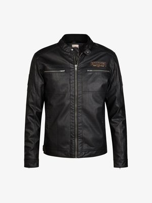 Petrol Industries, Chaqueta de cuero sintético - deep black