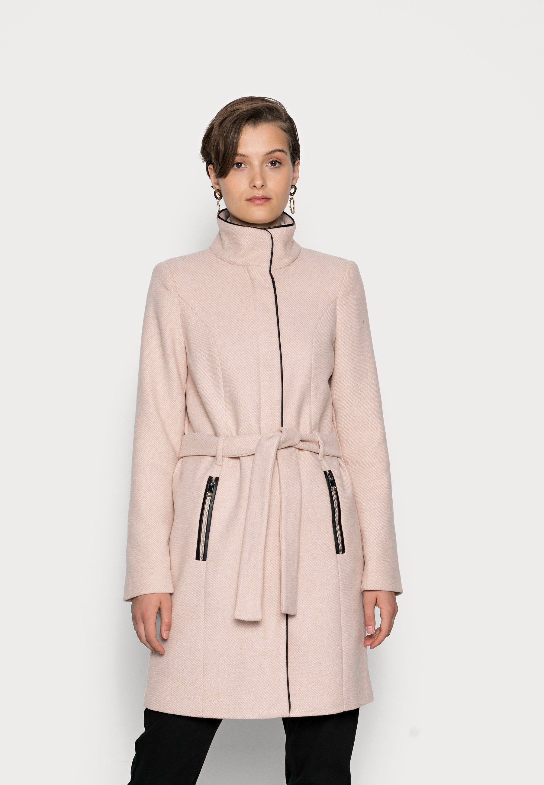 vero moda pink coat