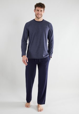 SET - Pyjama - blau-dunkel-ringel