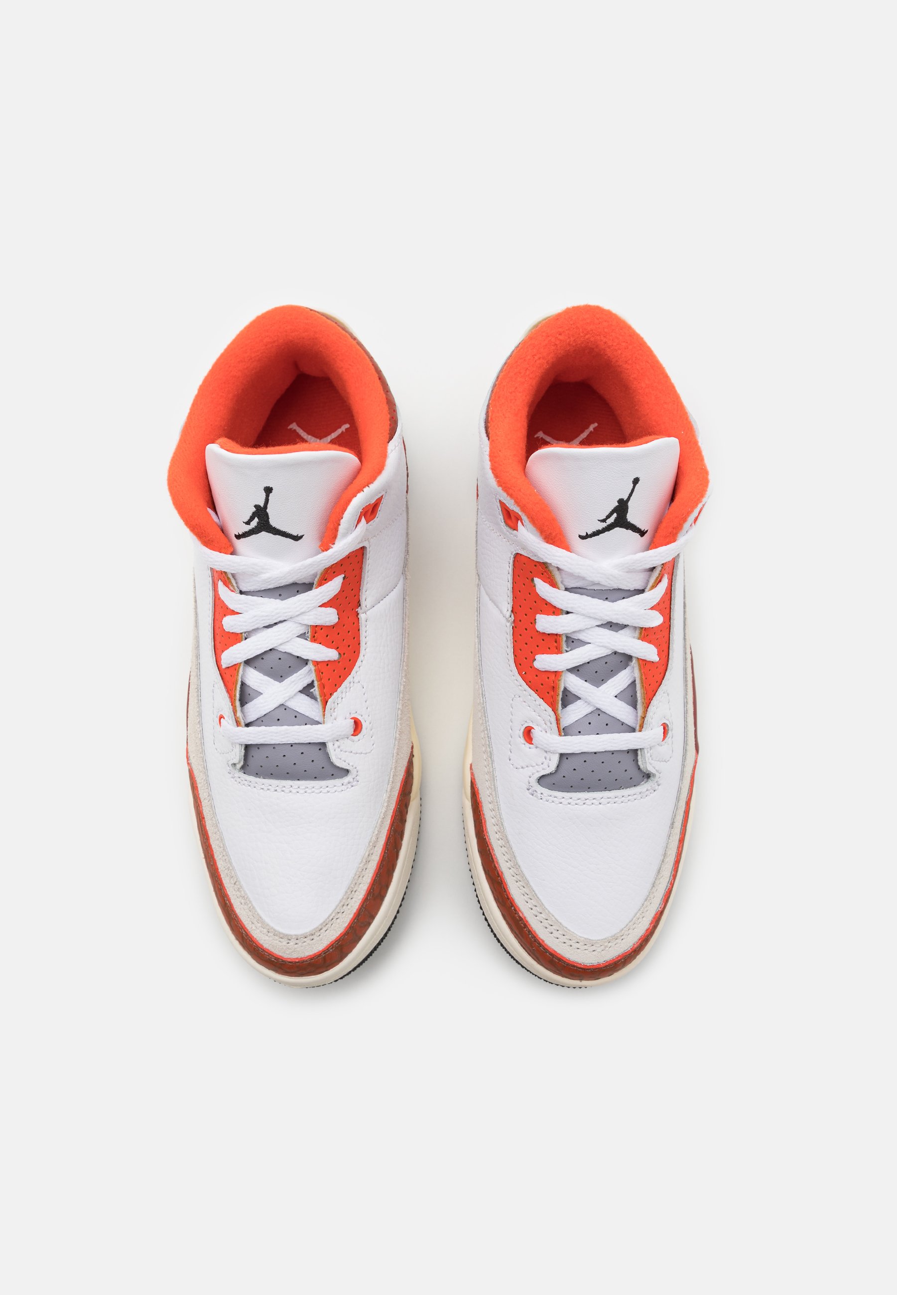 Jordan 3 RETRO SE UNISEX - Chaussures de basket - white/black/mars  stone/team orange/blanc - ZALANDO.FR
