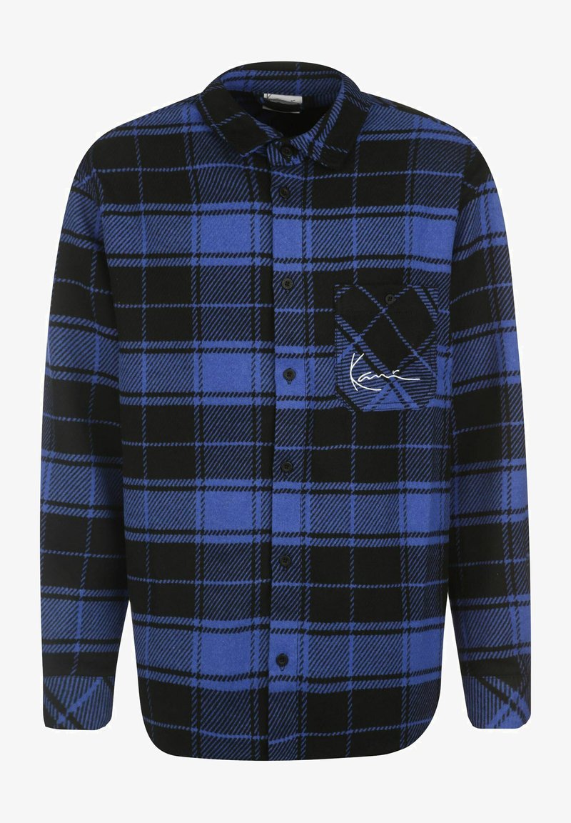 Karl Kani TRIKOT VARSITY STRIPED BASEBALL - Camicia - sand/off white/anthracite