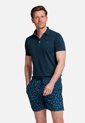 REGULAR FIT PRINT - Swimming shorts - navy